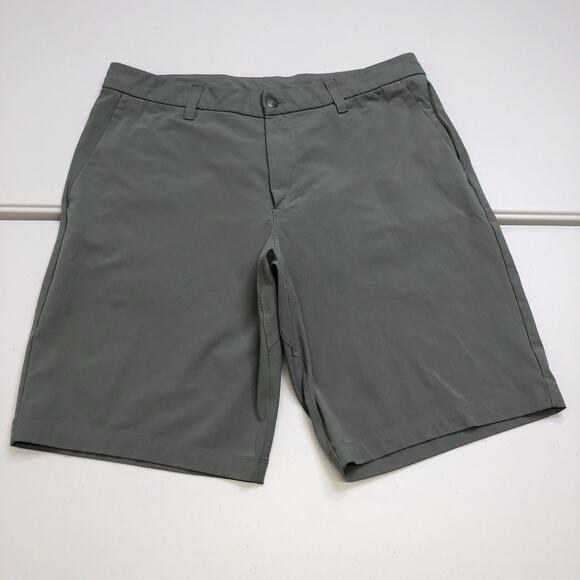 Lululemon Men’s ABC Shorts Everyday Classic Fit Green Size 34 LM7A83S - Picture 1 of 6